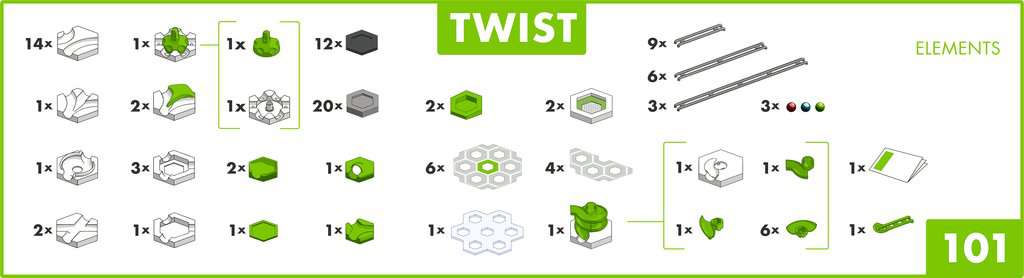 Ravensburger GraviTrax sada Twist 3